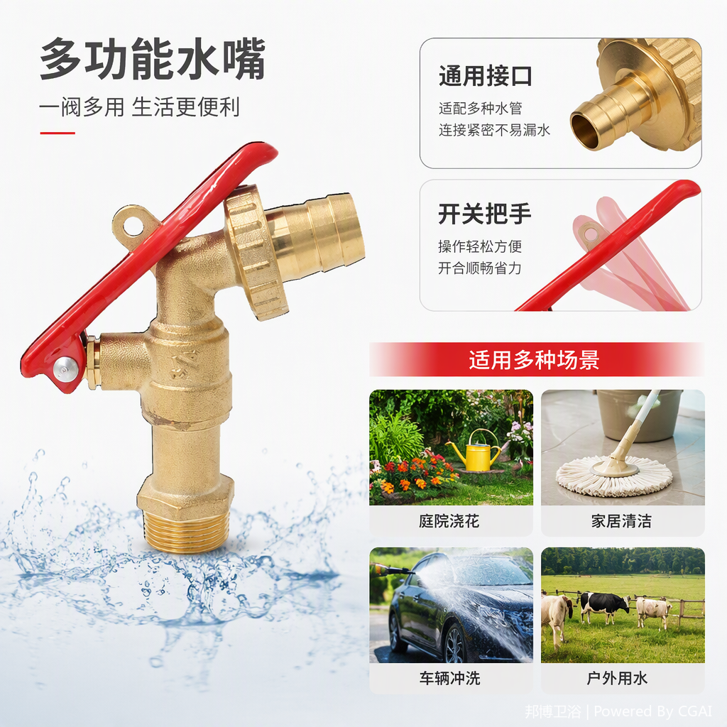 工业用多功能阀门耐腐蚀密封可靠适用各种机械设备配件