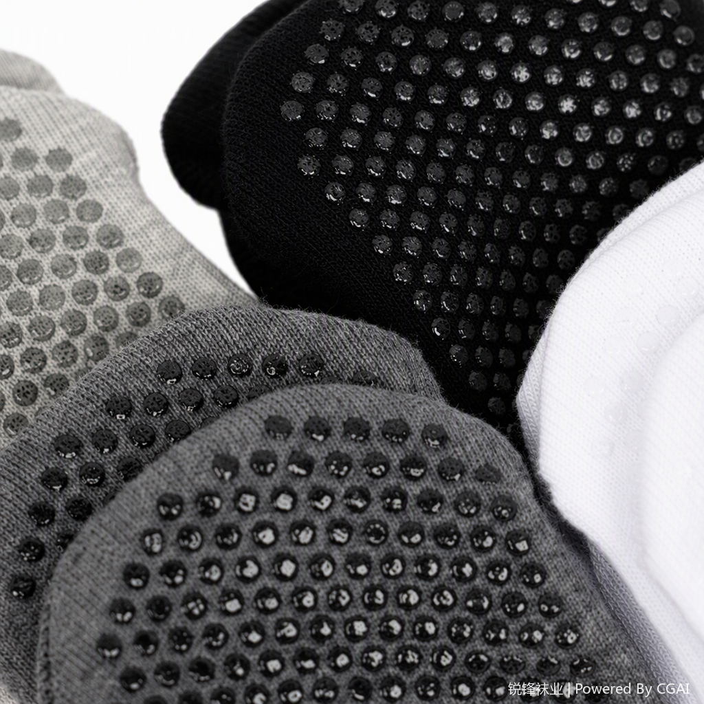 Five pairs of comfortable anti-slip sports socks with multi-color anti-slip soles, suitable for both men and women, and durable and soft sock sets Application Scenario