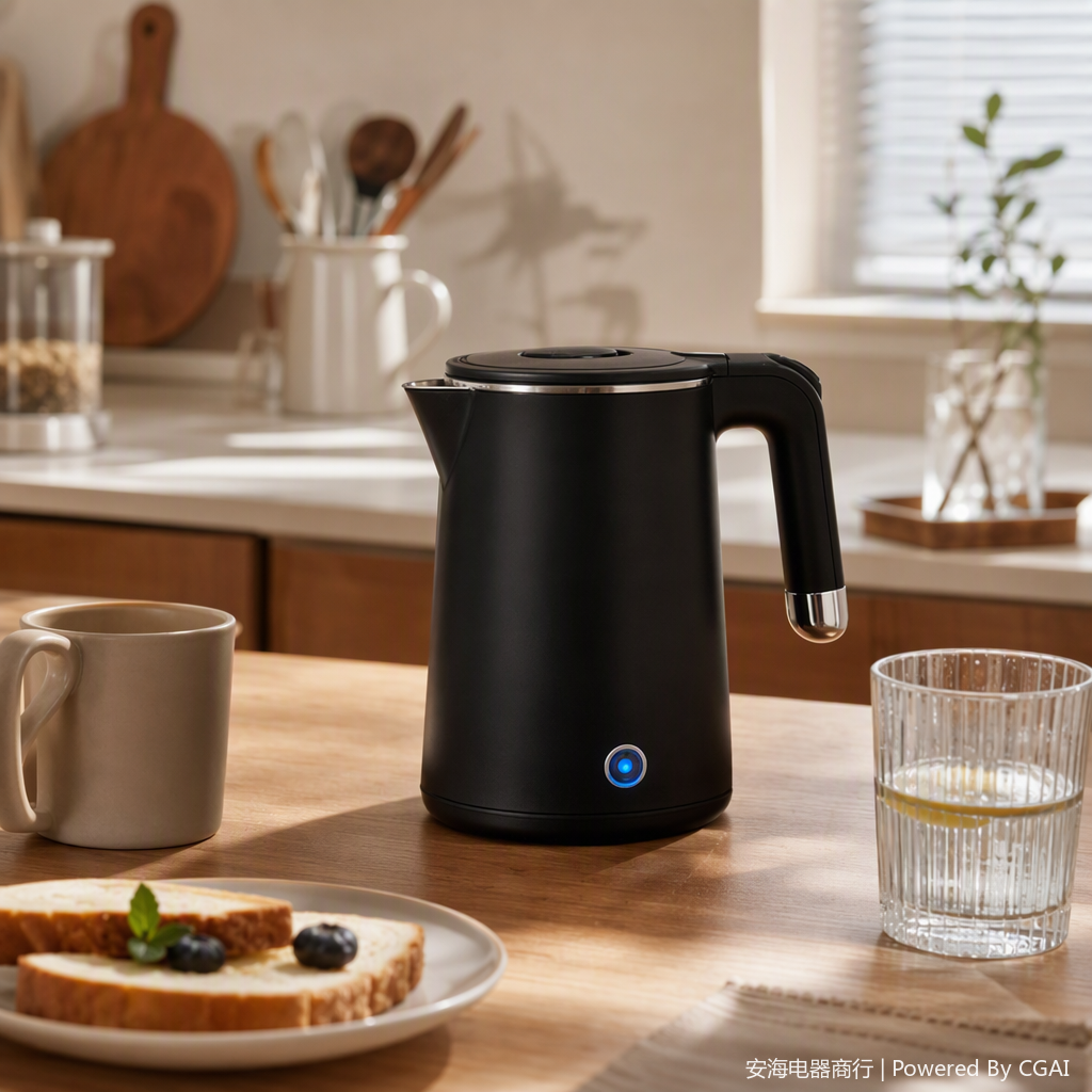 The multi-functional smart electric kettle is suitable for household use. It can quickly boil water, keep warm, and has a large capacity for convenient tea and coffee brewing Application Scenario
