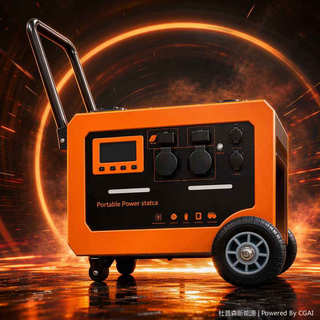 DUPUSEN adaptador de energía de carga portátil multifuncional para electricistas y electricistas para equipos de energía eficiente y estable, gran capacidad al aire libre Item Picture