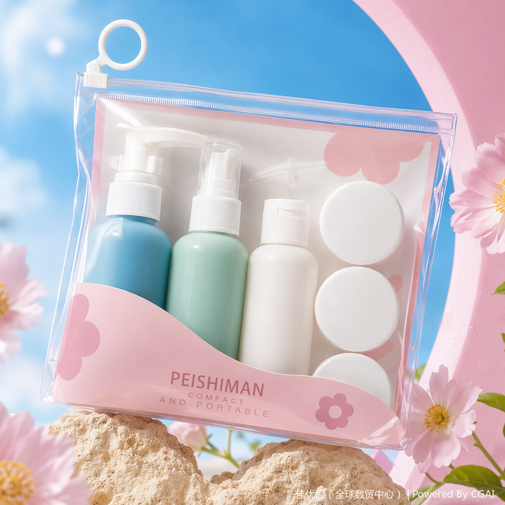 PEISHIMAN Portable Travel Bottle Set: Multi-color leak-proof small-capacity portable bottles, essential travel storage items Specification image