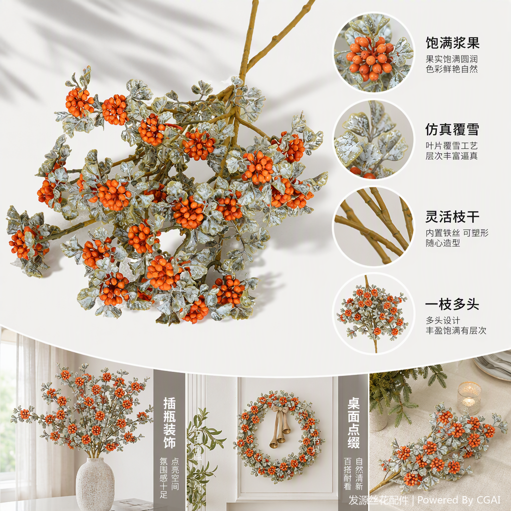 Office space simulation garden plant decoration, green plant ornaments, creative desktop green plant decorations, no maintenance required Specification image