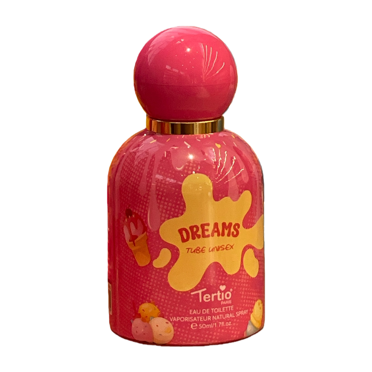 Pink bottle Dreams Tube unisex perfume, long-lasting fresh light fragrance, fashionable aroma Item Picture
