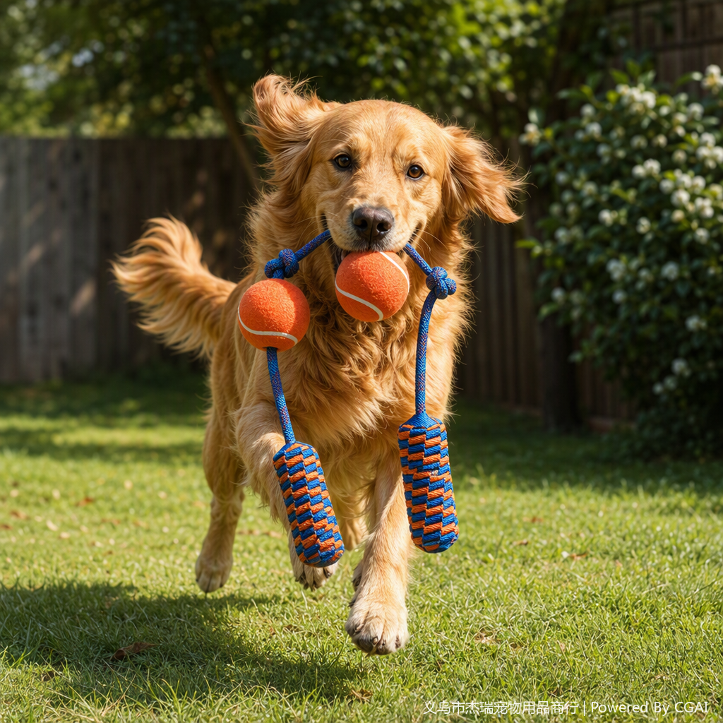 45cm durable, tear-resistant, hand-woven pet toy for dogs, educational and interactive, with a durable bite Item Picture