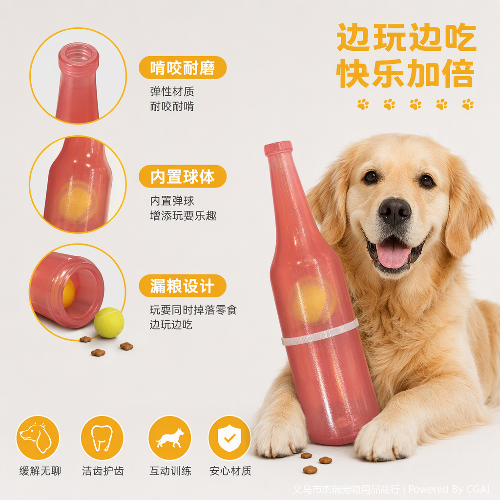 Vocal rolling pet toys, pet supplies, dog toys, dog chews, vocal rolling Application Scenario