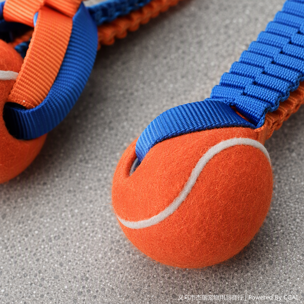 45cm durable, tear-resistant, hand-woven pet toy for dogs, educational and interactive, durable, single ball 40cm details Picture