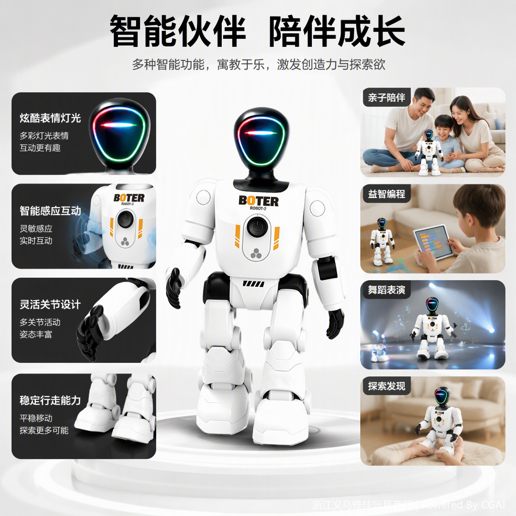 Juguetes divertidos del modelo del robot para los niños rompecabezas ensamblados e interconectados creatividad y tecnología bloques de construcción juguetes divertidos regalos Application Scenario