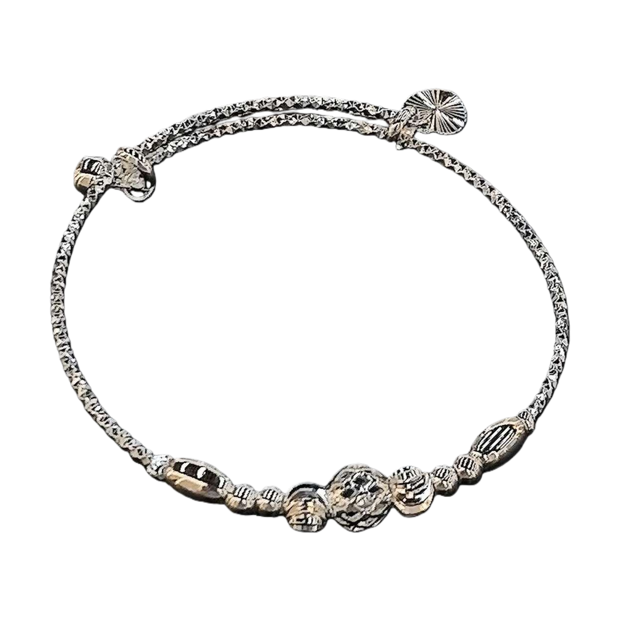 سوار منسوج الفضي، سوار منسوج Item Picture