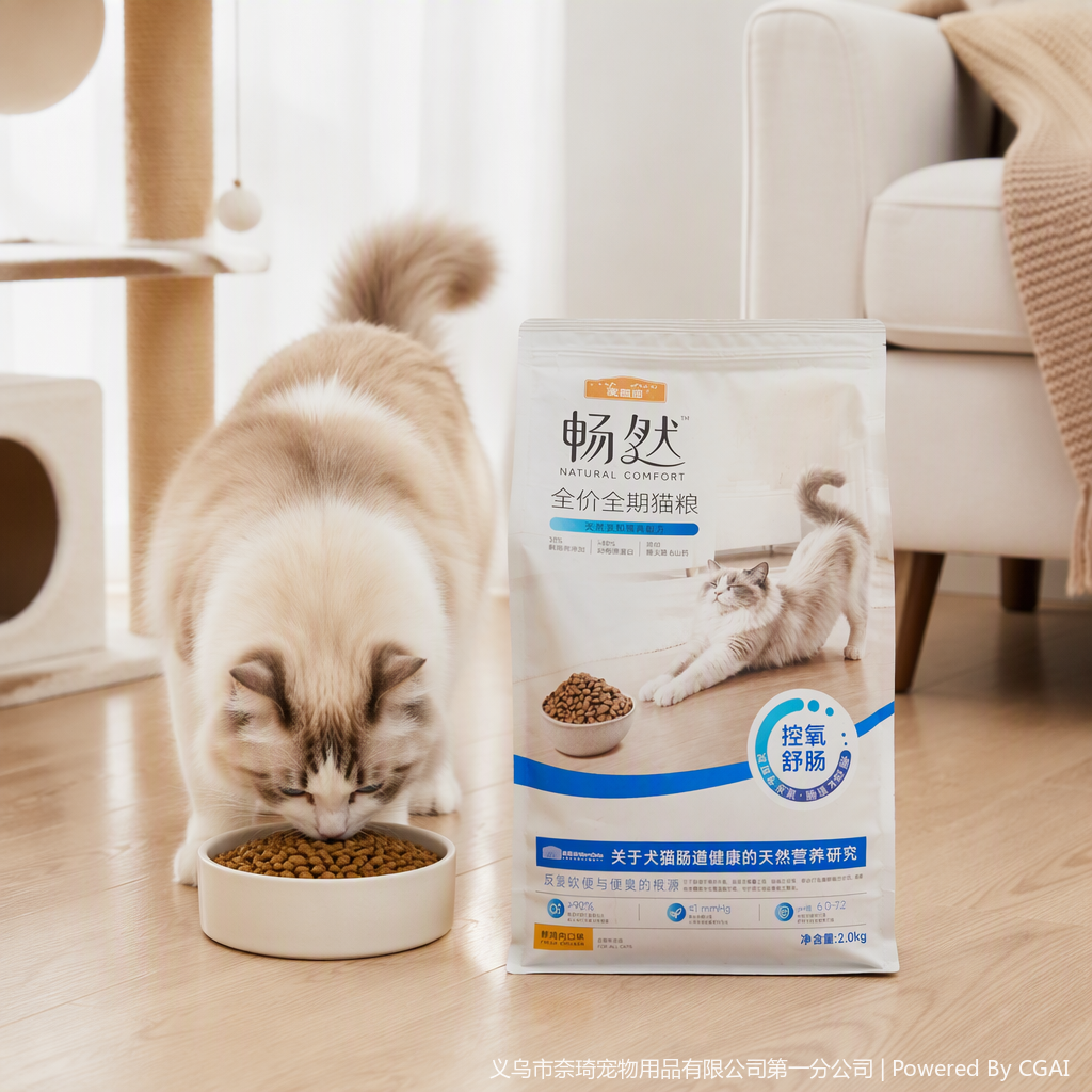 Macfudy cheng ran precio completo período completo comida de gato bolsa de embalaje blanco pet cat main food nutrición saludable 60g bolsa details Picture