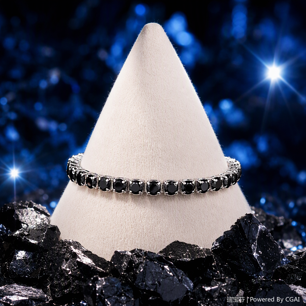 Moda plata metal pulsera incrustado con gemas negras simple 100 brazaletes para mujeres accesorios tendencia Specification image