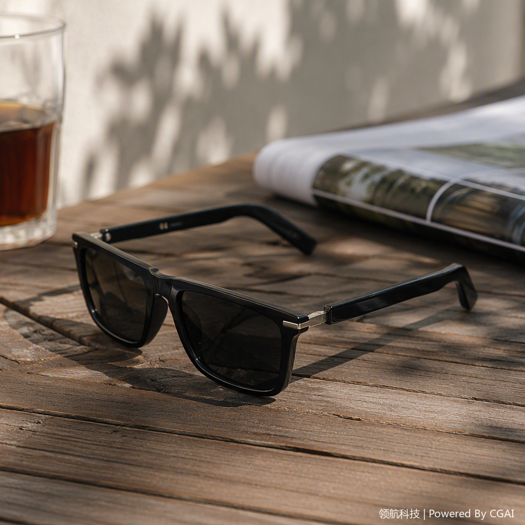 Multi-functional AI sunglasses portable smart translation machine, AI translator, multi-language real-time translation, home audio-visual equipment translation assistant Item Picture