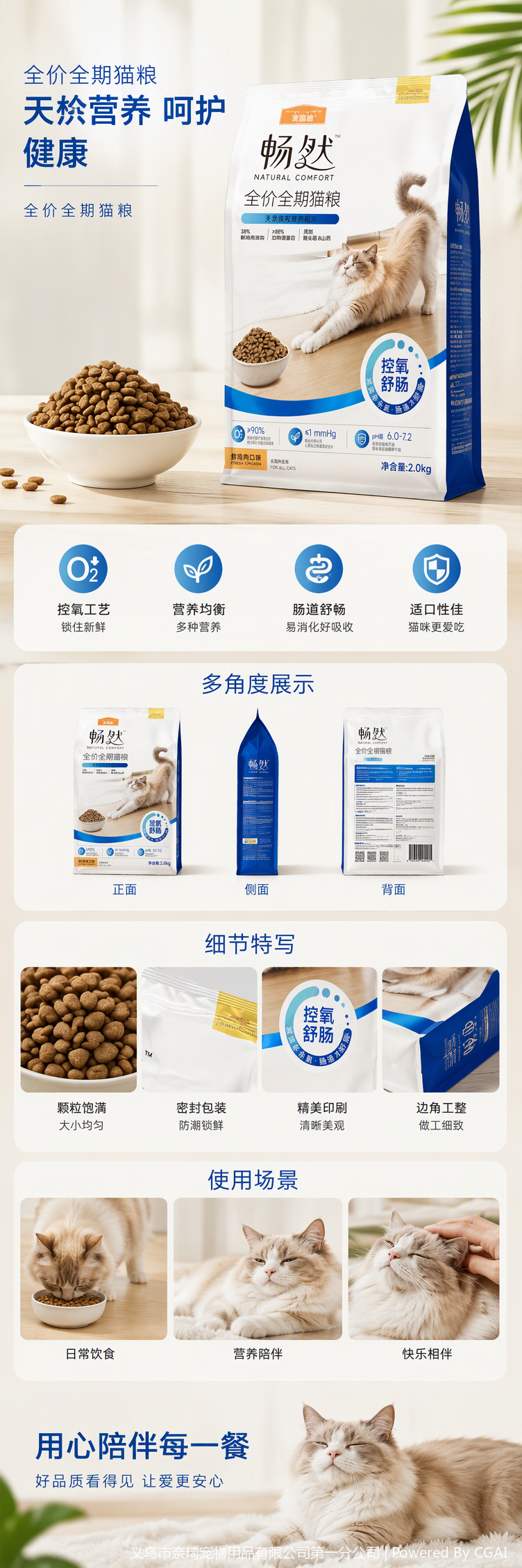 Macfudy cheng ran precio completo período completo comida de gato bolsa de embalaje blanco pet cat main food nutrición saludable 60g bolsa pic 1