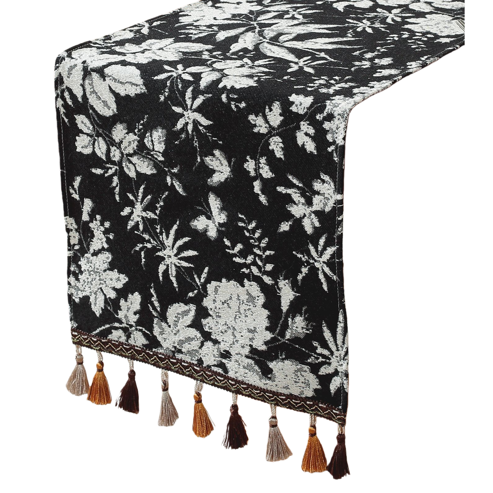 Bandera de mesa con patrón de flores blanco y negro bandera roja pull flag tenjo flower electronic light homecoming decoration props set bandera de mesa venta directa de fábrica Item Picture