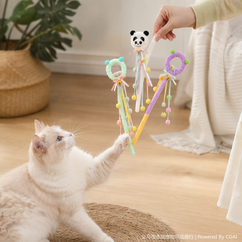 50CM fun cat toys, cat teaser, cat scratcher, cat climbing frame, interactive cat toys, pet supplies, pet entertainment supplies details Picture