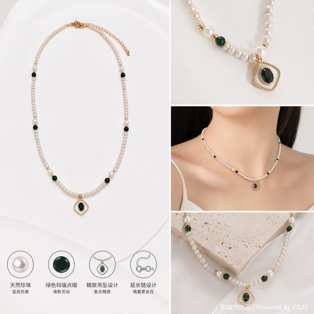 This natural pearl necklace is elegant, stylish and versatile. It's a long accessory for women and a gift for your girlfriend