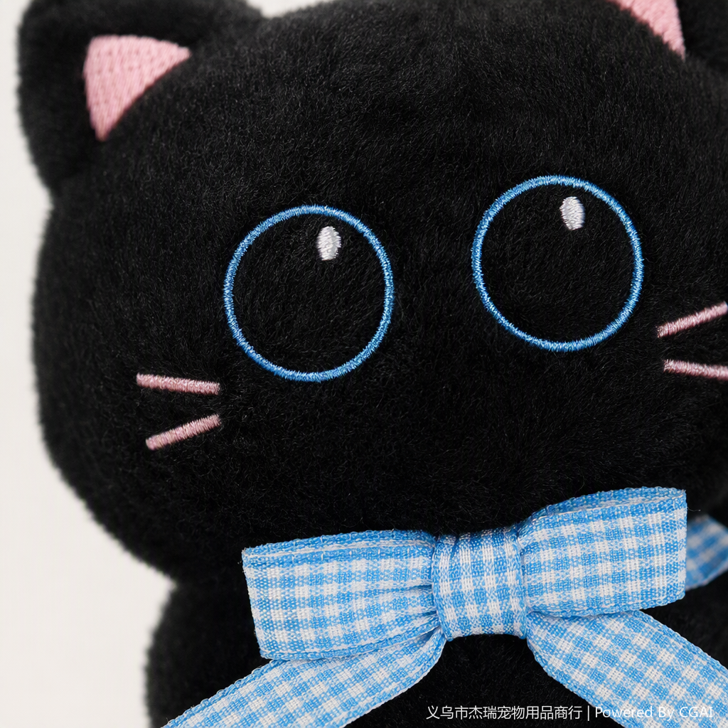 Cute and realistic plush pet entertainment products featuring little cats Item Picture