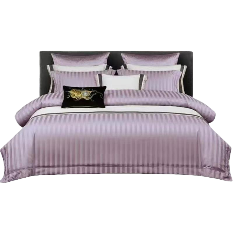 The soft pure cotton four-piece bedding set is a must-have for a cozy bedroom for couples, providing a comfortable sleep experience