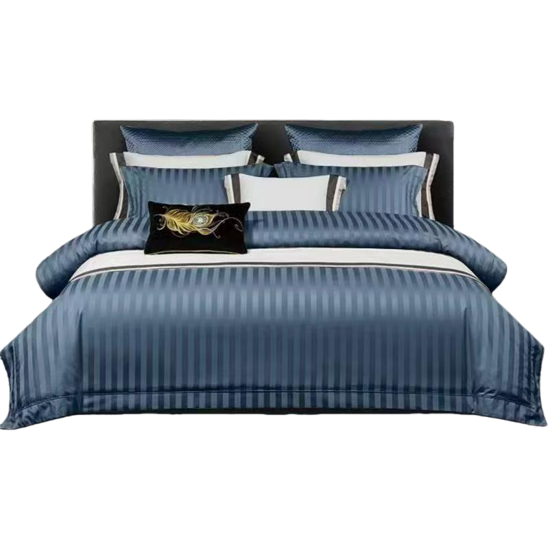 Warm and cozy pure cotton four-piece bedding set, simple and fresh, with multiple colors to choose from. Bed sheet, duvet cover and bedding set Specification image