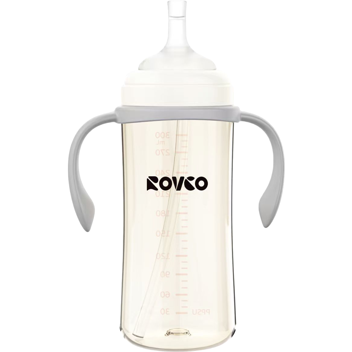 【OSEO】26Q4#N1074-2 ROVCO Baby Drinking Cup Transparent Bottle Set Anti-drop Baby Bottle Children's Products Essential for parenting Item Picture