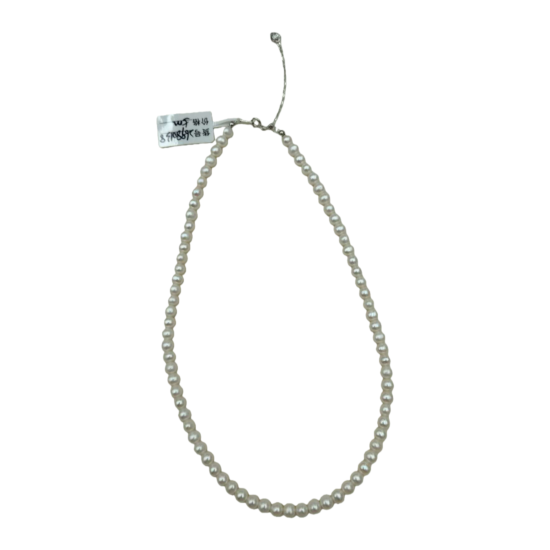 High-gloss white pearl necklace, a classic, versatile and fashionable accessory for women, is an excellent gift Item Picture