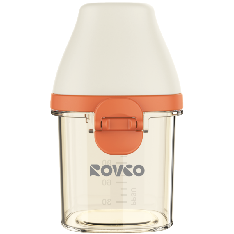 26Q4#P1003-1 روفكو أغطية برتقالية اللون من أجل تغذية الأطفال في علب علب حليب الأطفال Item Picture
