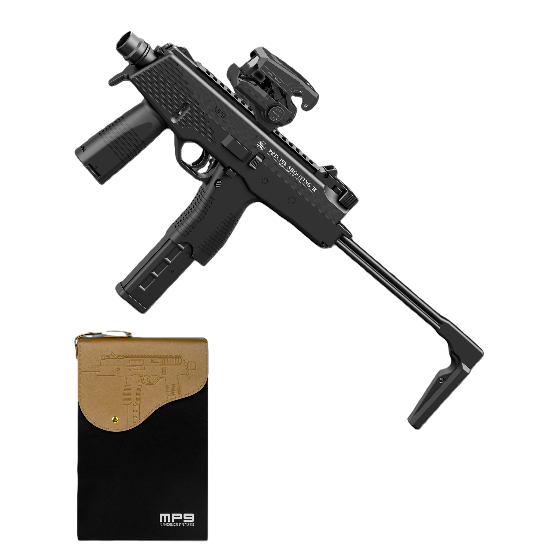 Lebang 5652 MP94 Electric dual-mode Gel Ball Ejection Model gun Item Picture