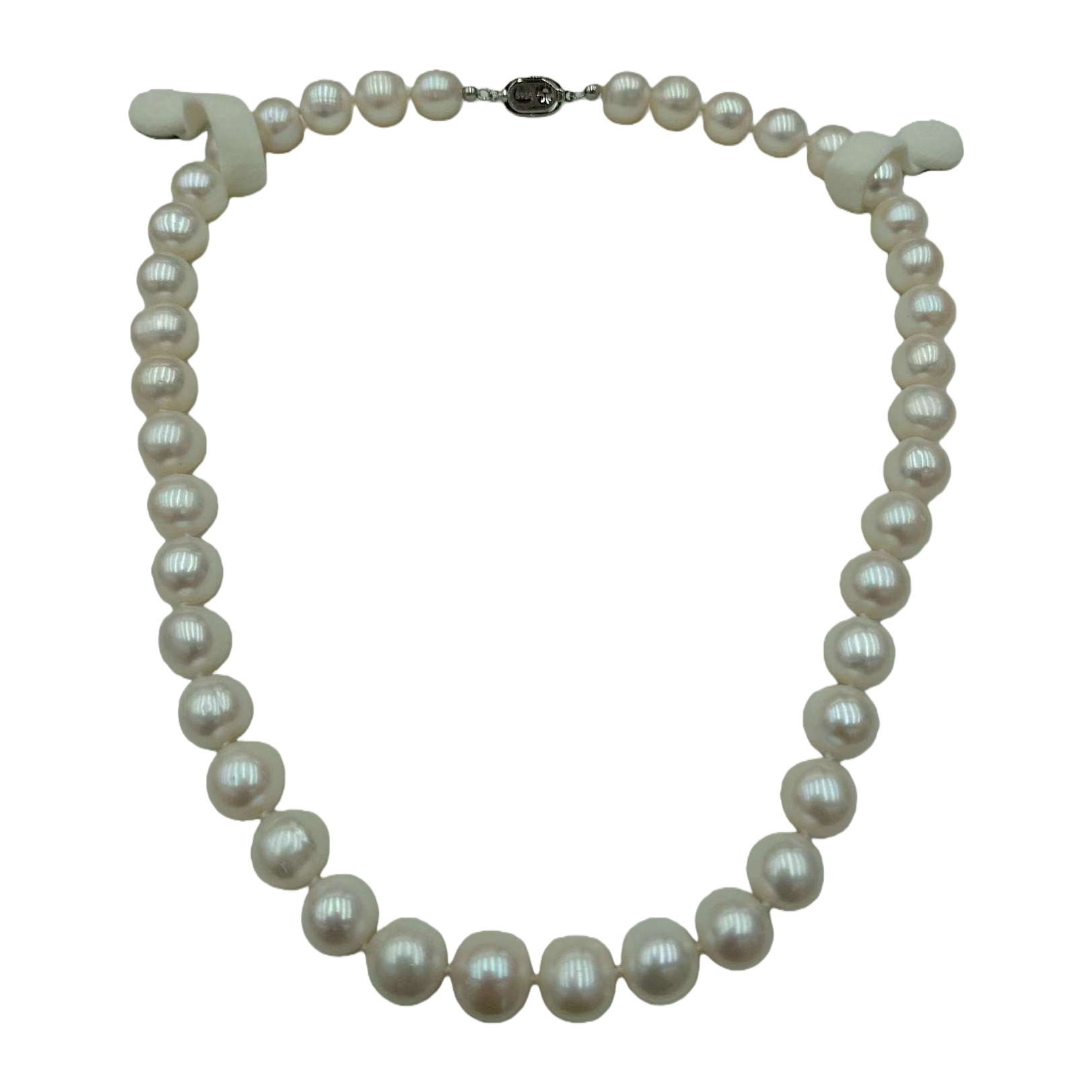 The pure white pearl necklace is elegant and versatile, fashionable and trendy, and is a perfect gift for daily use Item Picture