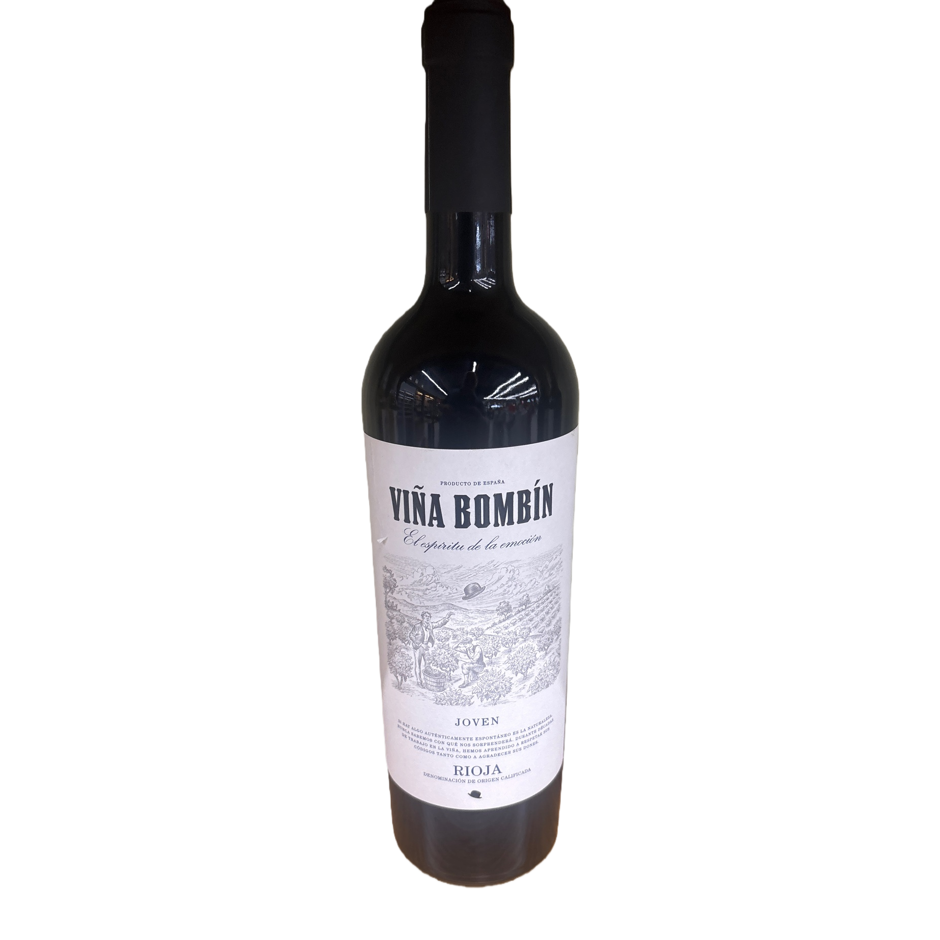 Botella original española vino tinto importado etiqueta viña mbin exquisito diseño colección de alta gama decoración regalos Item Picture