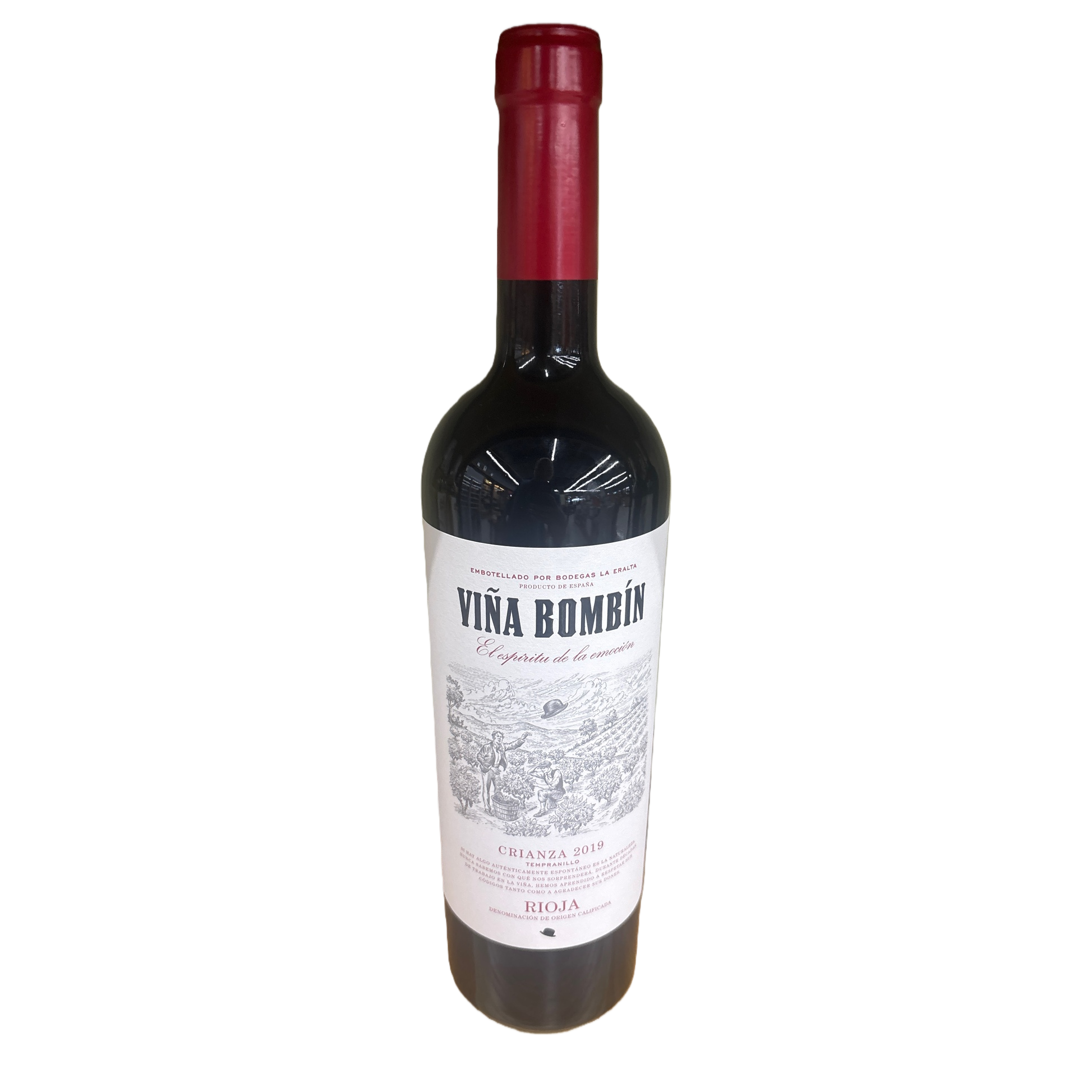 Viña Bombin Crianza 2019 Rioja vino tinto embotellado intenso afrutado suave apto para colección sabor vintage Item Picture
