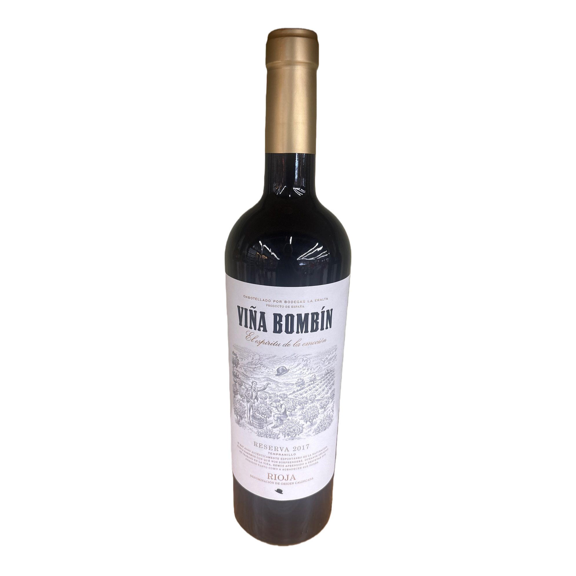 Viña Bombin Reserva 2017 vino tinto embotellado intenso suave apto para colección sabor vintage Item Picture