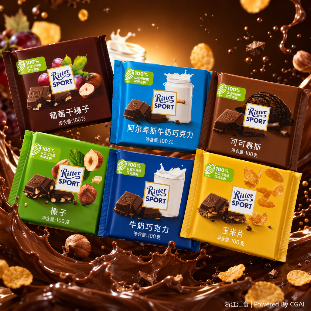 Alemania importó muchos sabores reiter chocolate seis piezas en un paquete exquisito aperitivos de ocio regalos Specification image