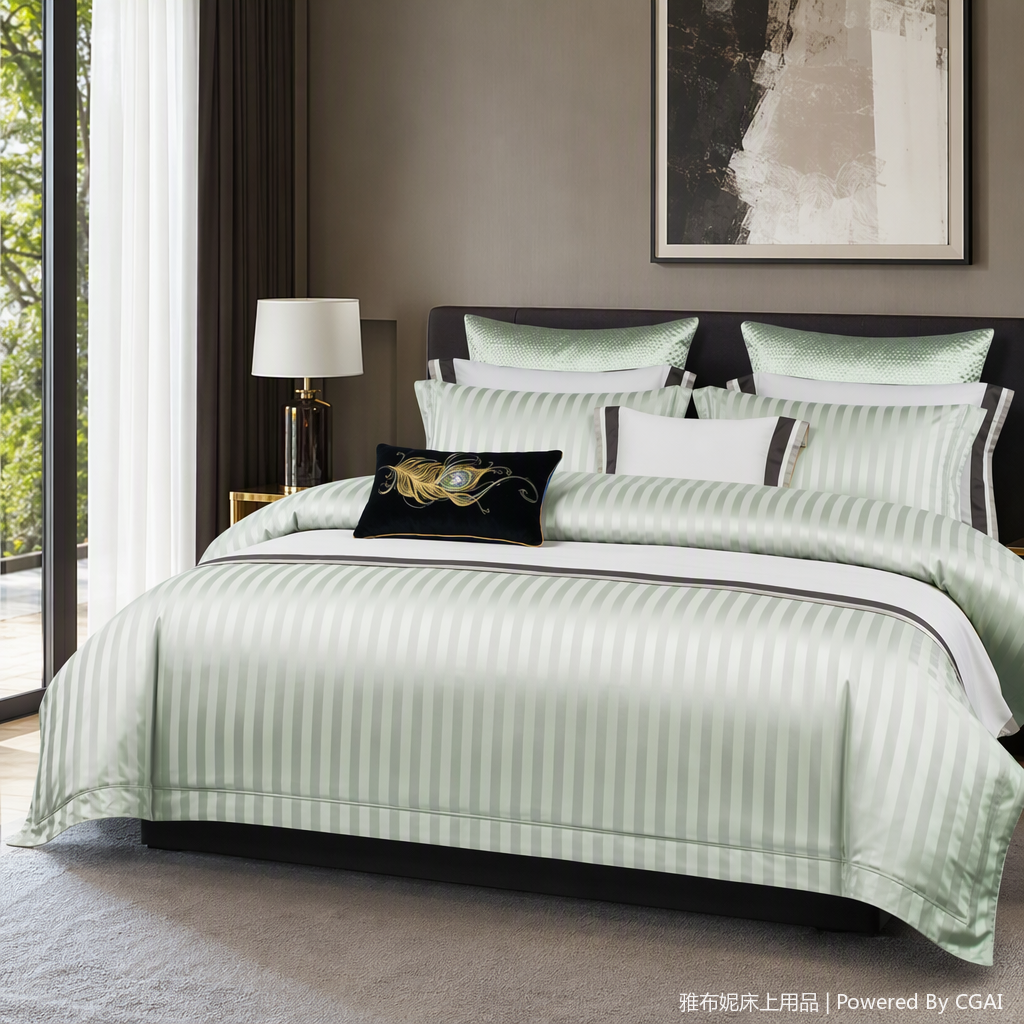 Wedding bedding set, wedding bedroom bedding, wedding celebration bed sheets and duvet covers, four-piece set, all cotton, soft and comfortable Item Picture