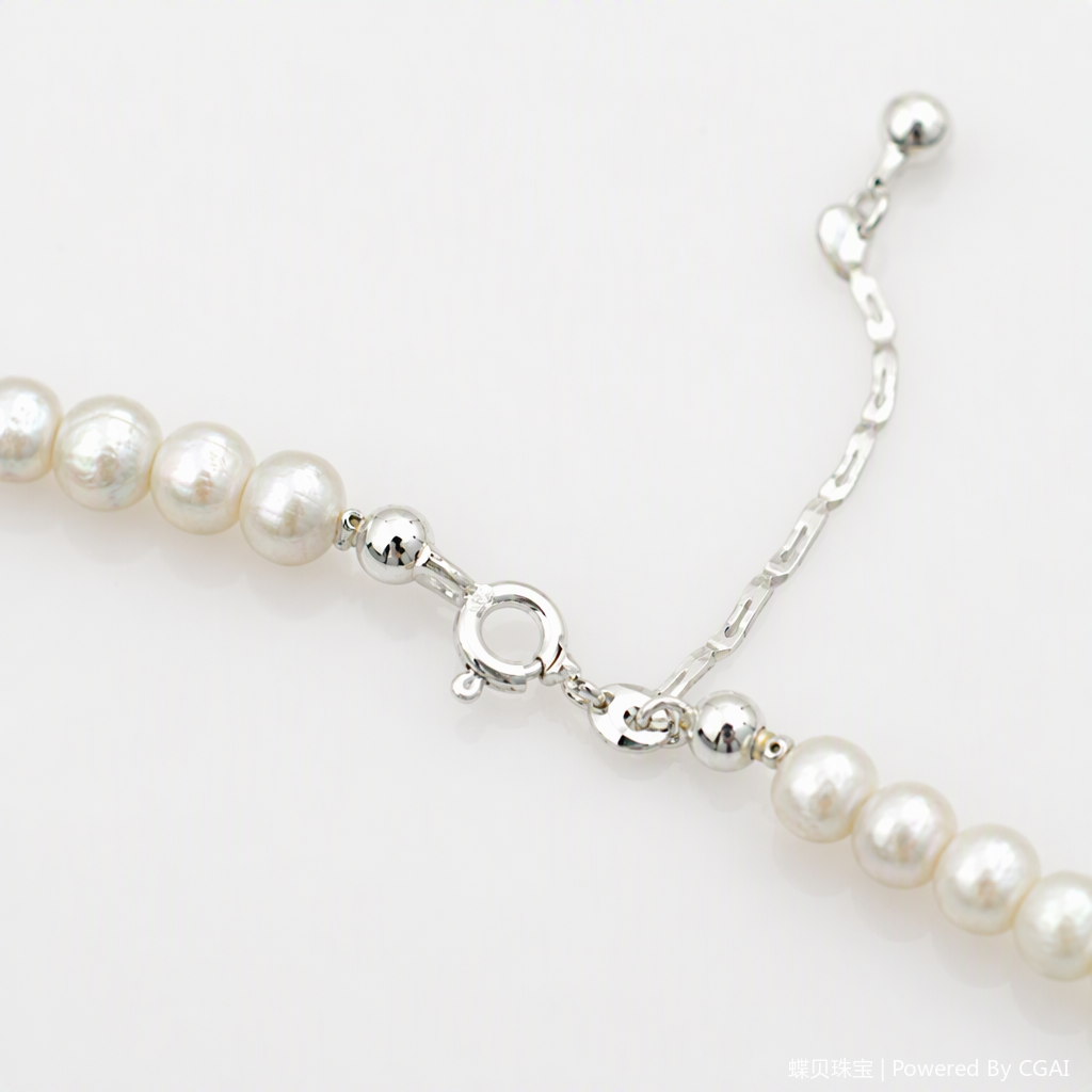 High-gloss white pearl necklace, a classic, versatile and fashionable accessory for women, is an excellent gift Application Scenario