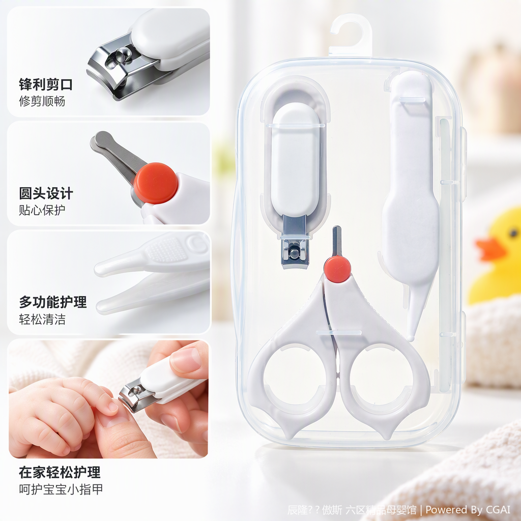 【OSEO】26Q4#X4038 Baby Care Set: White baby cotton swabs and cotton swabs, soft, non-irritating, safe and hygienic baby products set 【OSEO】26Q4#X4038 Baby Care Set: White baby cotton swabs and cotton swabs, soft, non-irritating, safe and hygienic baby products set
