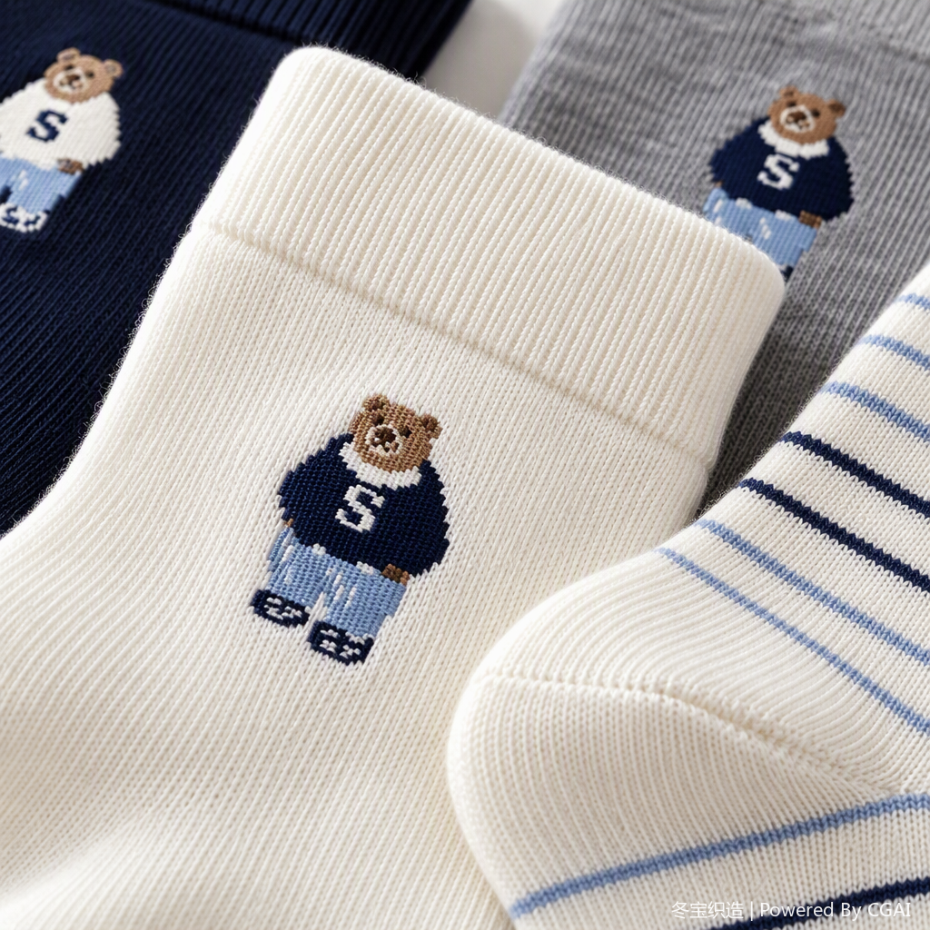 Moda casual hombre calcetines azul marino gris leche blanco azul rayas patchwork rayas calcetines deportivos tendencia versátil Application Scenario