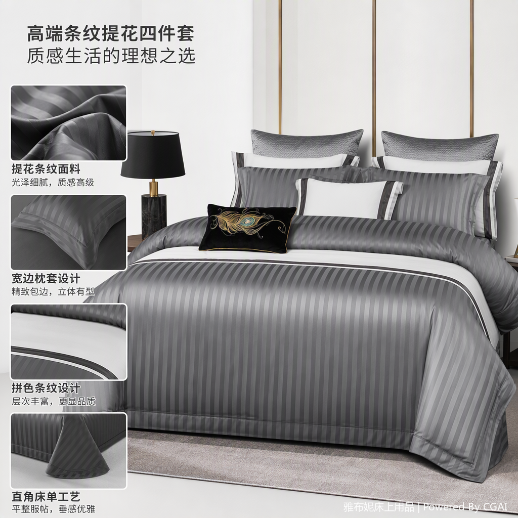 Wedding bedding set, wedding bedroom bedspread four-piece set, wedding home textiles, wedding supplies, wedding room decoration, bedding, wedding gifts