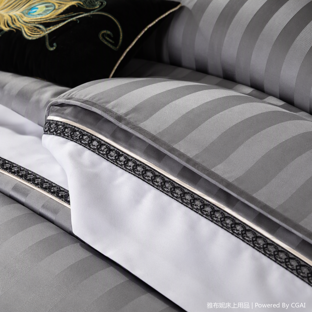 Wedding bedding set, wedding bedroom bedspread four-piece set, wedding home textiles, wedding supplies, wedding room decoration, bedding, wedding gifts details Picture