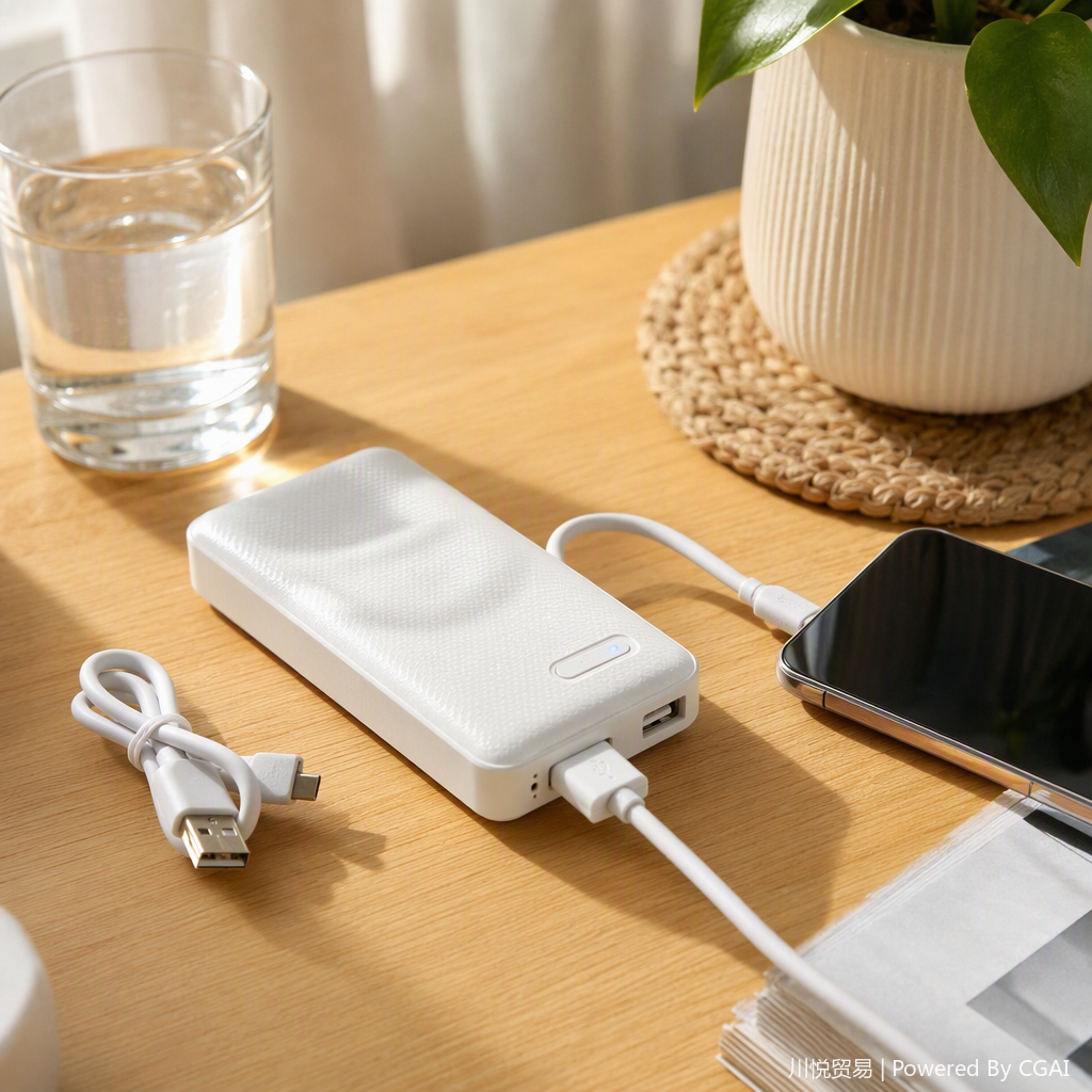High-quality white USB data cable supports fast charging and transmission. Durable mobile phone and tablet charging cable accessories details Picture