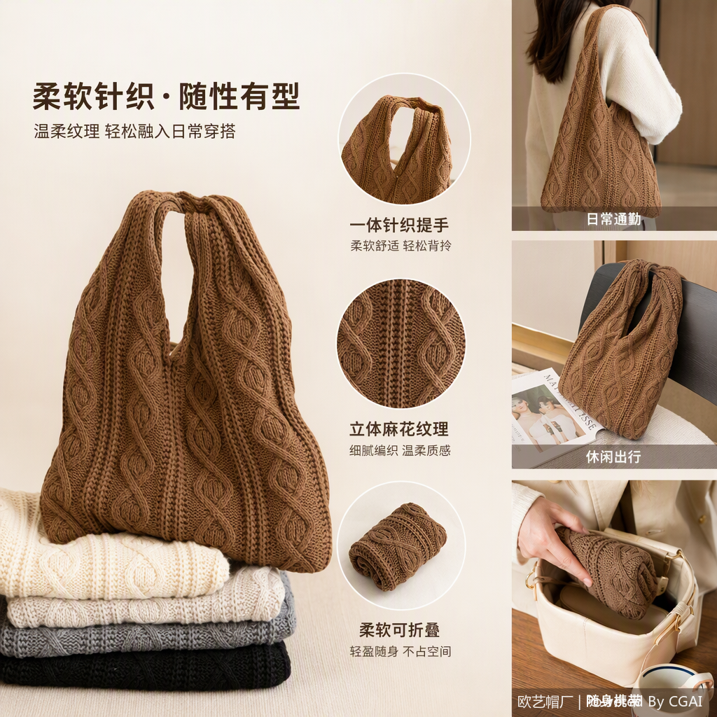 Multifunción moda mujer bolso bolso de mano crossbody mujer casual bolsos versátiles marroquinería boutique tendencia Specification image