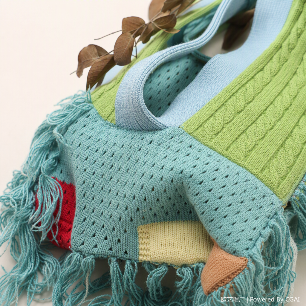 Moda bolso de hierba bolso de mujer casual versátil bolso tejido bolso bolso bolso tendencia portátil estilo de viaje Item Picture