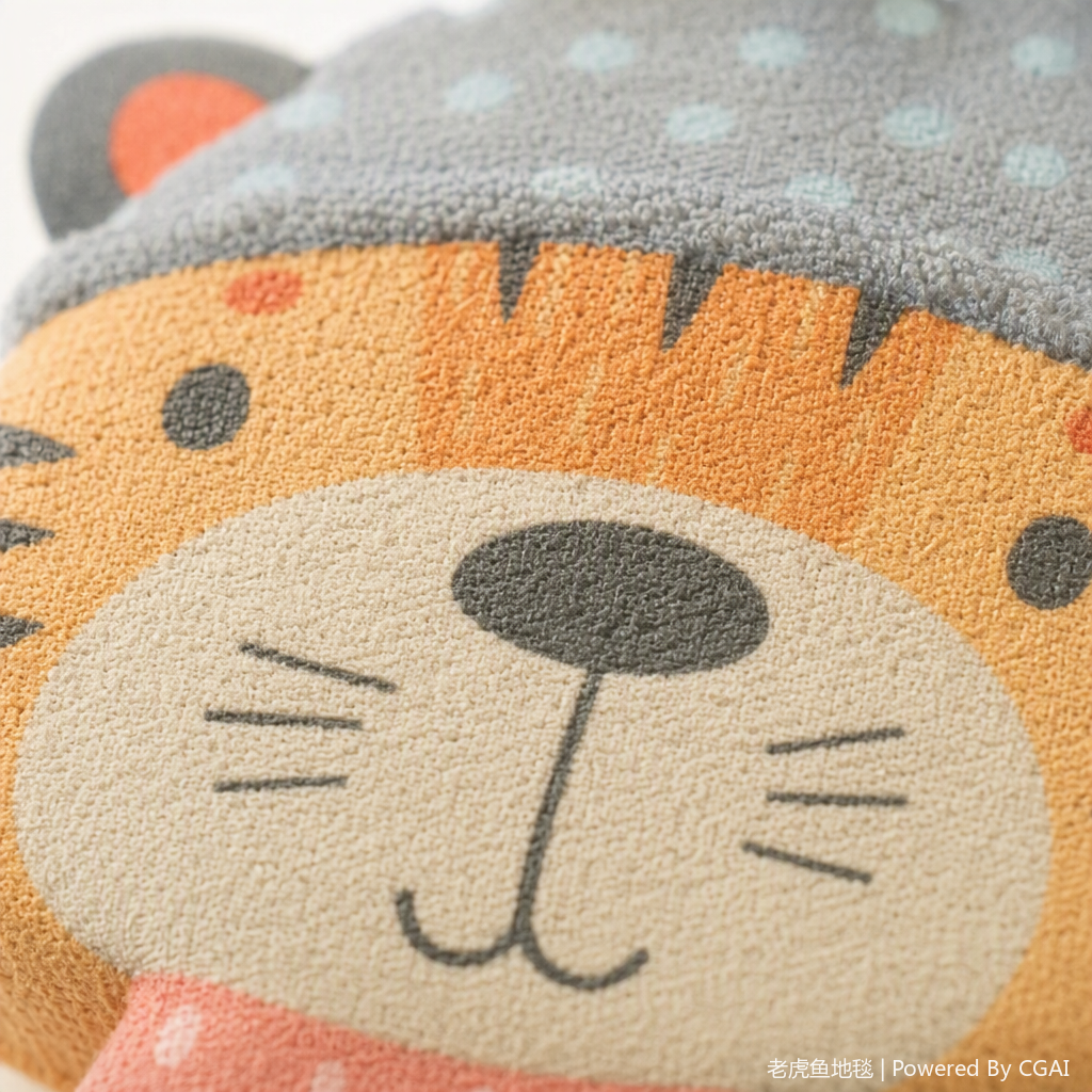 Cartoon tiger head woolen hat, red scarf, warm winter children's men and women's cute, fun and fashionable hat and scarf set Application Scenario