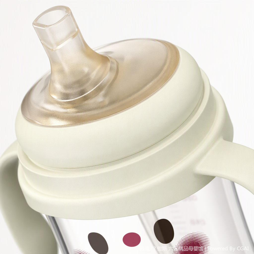 [OSEO] 26Q4#N1077-1 bebé de agua arroz blanco smiley face patrón bebé y niño aprender taza de bebida taza de agua caliente accesorios bebé bebedor de agua productos para niños Application Scenario