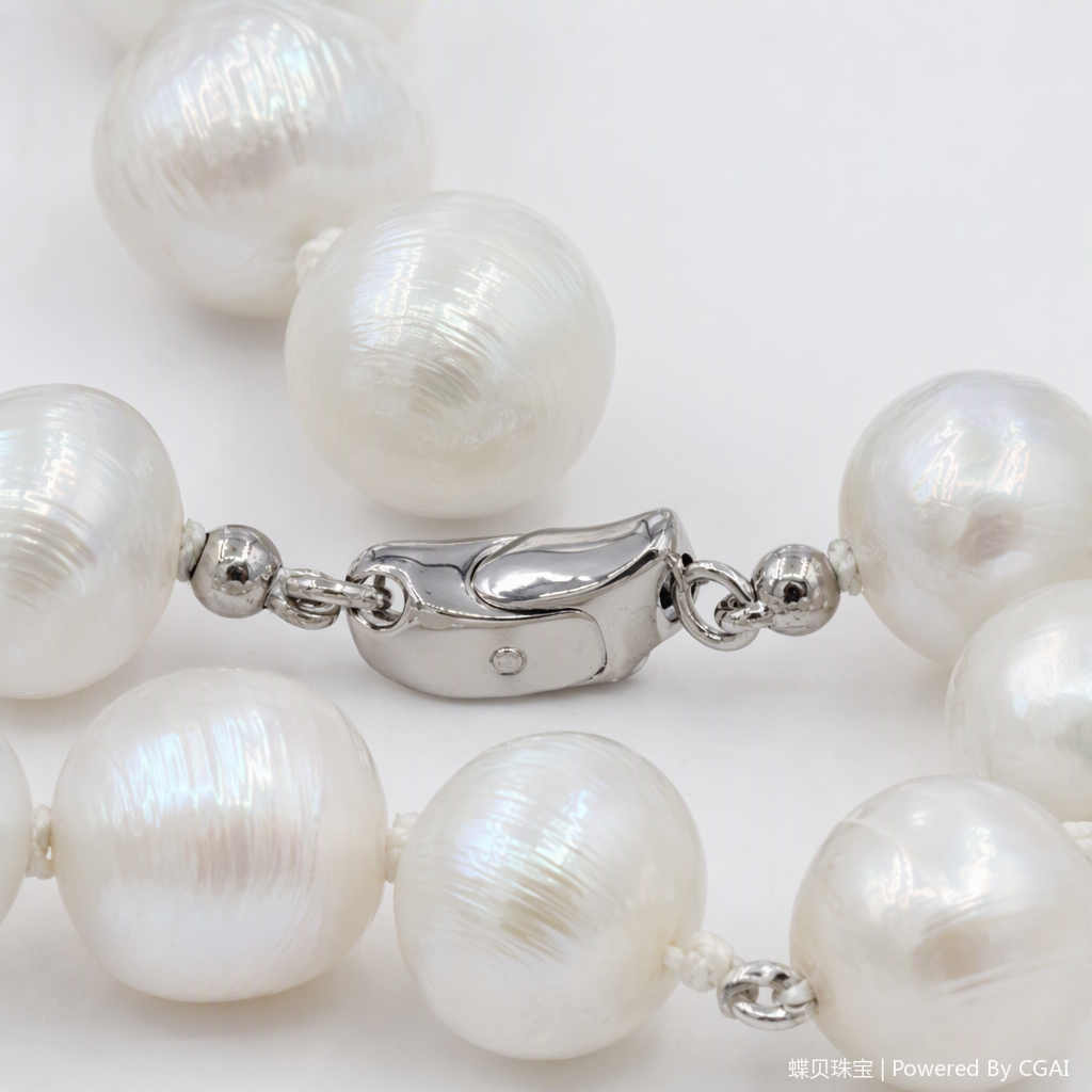 Elegant white pearl necklace, simple, fashionable and versatile, a classic gift accessory Application Scenario
