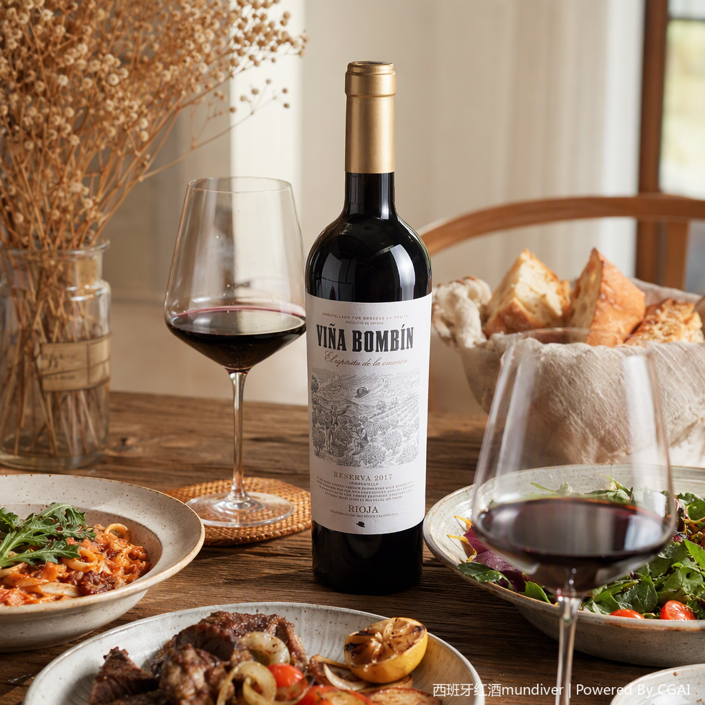 Viña Bombin Reserva 2017 vino tinto embotellado intenso suave apto para colección sabor vintage details Picture