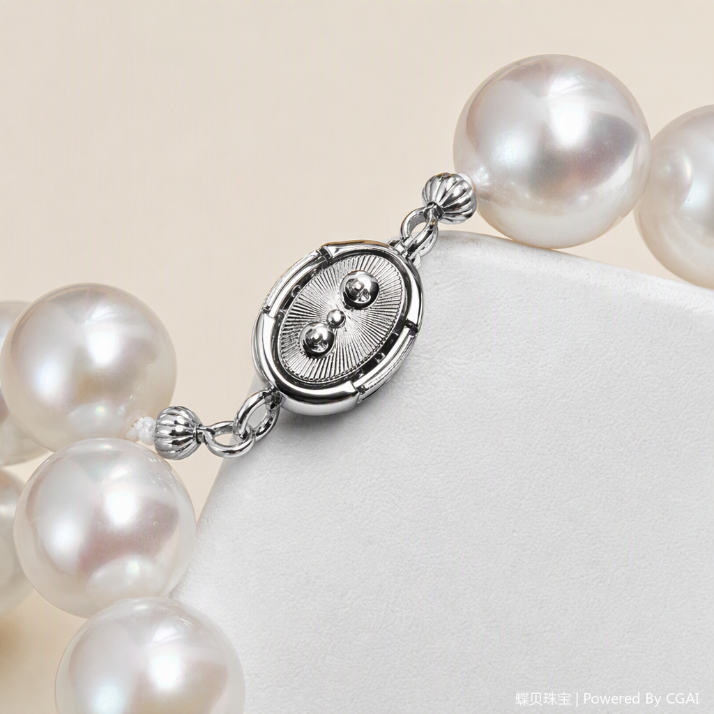 The pure white pearl necklace is elegant and versatile, fashionable and trendy, and is a perfect gift for daily use Application Scenario