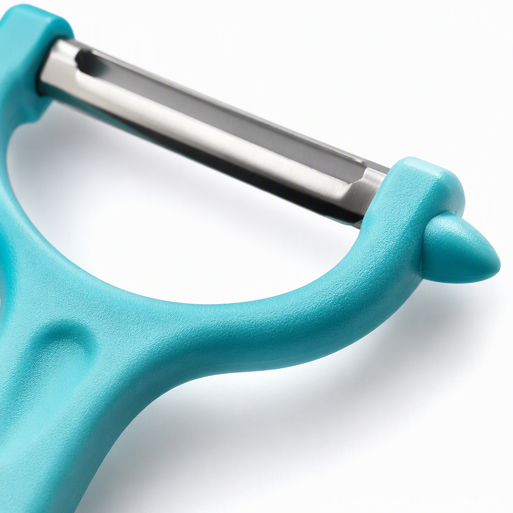 Multi-functional peeler with blue plastic handle, kitchenware, fruit and vegetable peeler, portable and durable Application Scenario