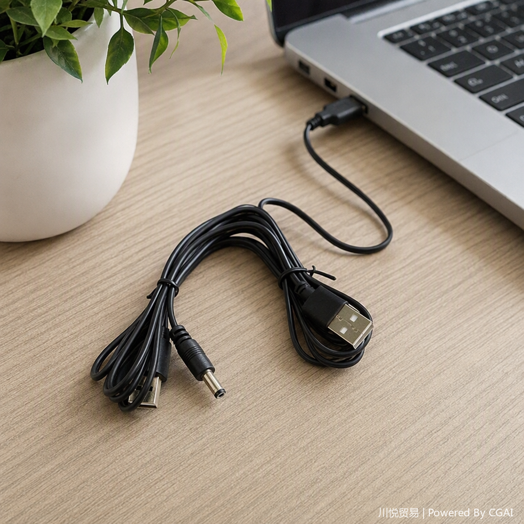 Черная USB перенаправляет DC-кабель для многофункциональной перезарядки, адаптер для подключения к телефону, переносная линия передачи данных details Picture