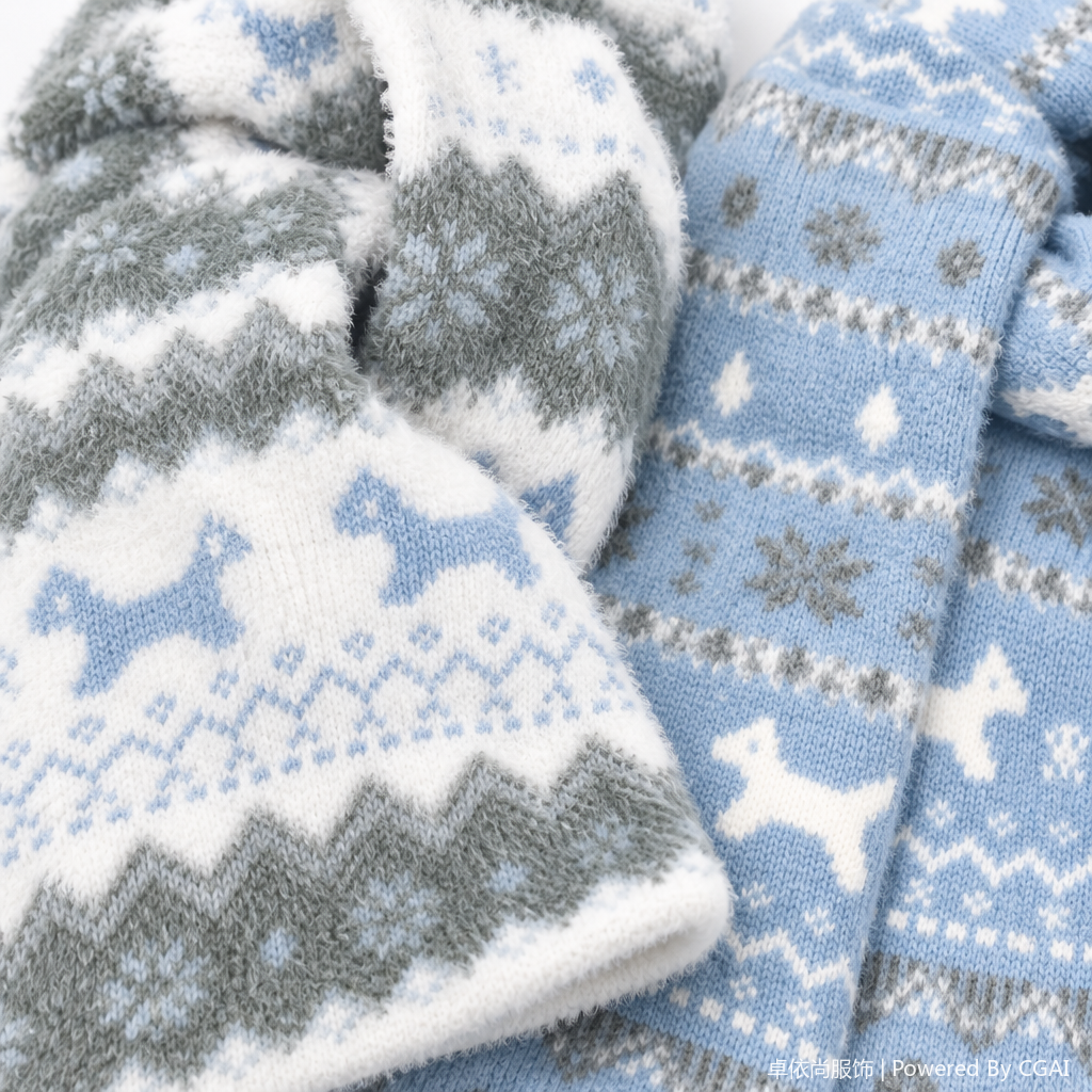 Azul claro blanco patchwork patrón bufanda moda versátil mantener caliente otoño invierno nuevo suave y cómodo bufanda para mujeres Application Scenario