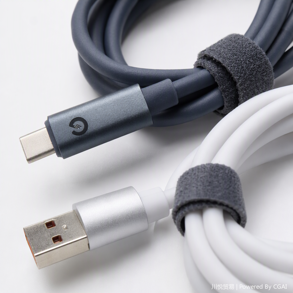 خطوط نقل مسطحة عالية السرعة لشحن الهواتف الخلوية في خط شحن USB-C B-A Application Scenario