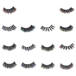 Pestañas postizas naturales densas de larga duración anti-mareo herramienta de maquillaje belleza engrosamiento delgadas pestañas postizas decorativas maquillaje efecto natural